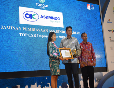 Askrindo Syariah Meraih CSR Award 2018