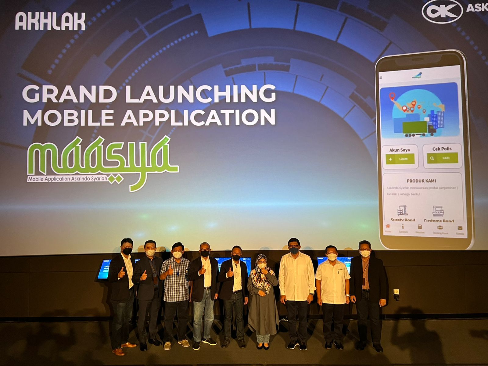 Askrindo Syariah Luncurkan MAASYA Mobile Application