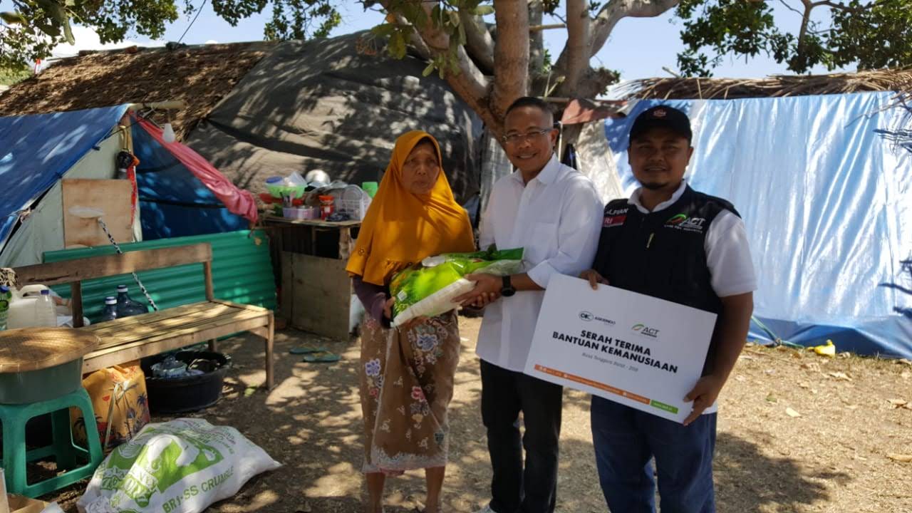 Bantuan Sosial Terhadap Korban Bencana Gempa Bumi di Lombok