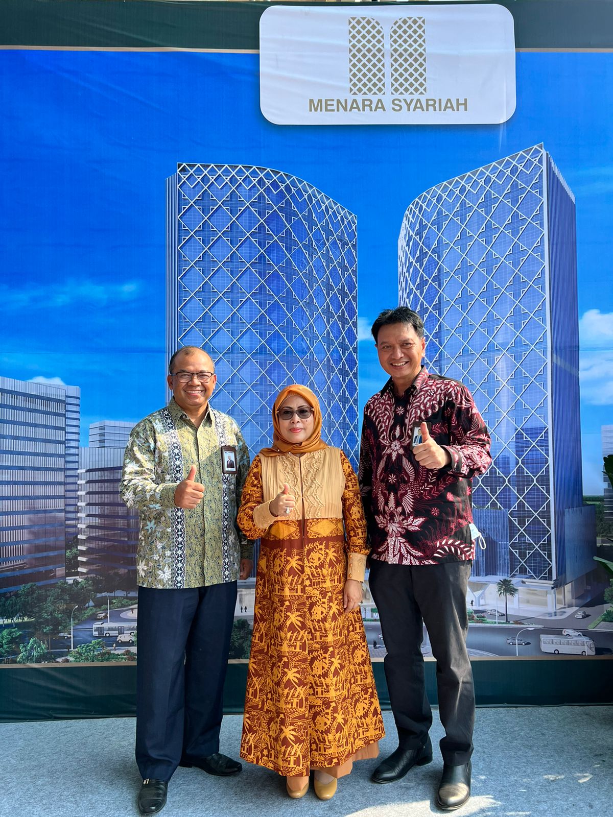 Askrindo Syariah Mengikuti Acara Topping Off Menara Syariah