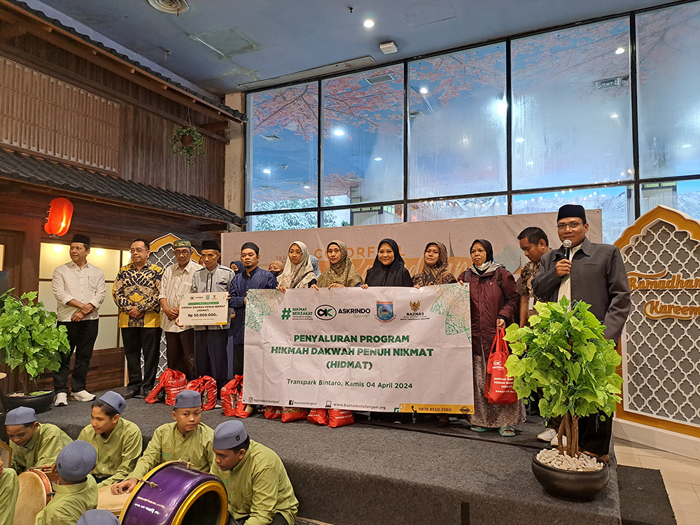 Askrindo Syariah Kolaborasi dengan Baznas dan Lazisnur Salurkan Bantuan Sosial