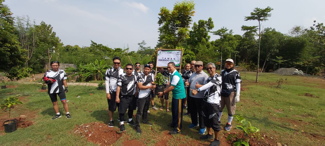 Askrindo Syariah Menyelenggarakan Gowes Bersama dan CSR Di BSD