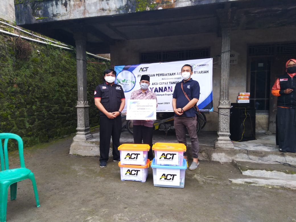 Askrindo Syariah Gandeng ACT Dalam Menyalurkan Bantuan Bencana Erupsi Gunung Merapi di Yogyakarta