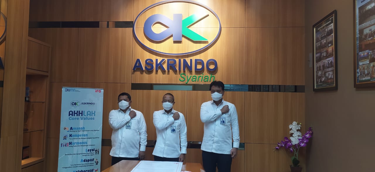 Askrindo Syariah Menandatangani Komitmen AKHLAK