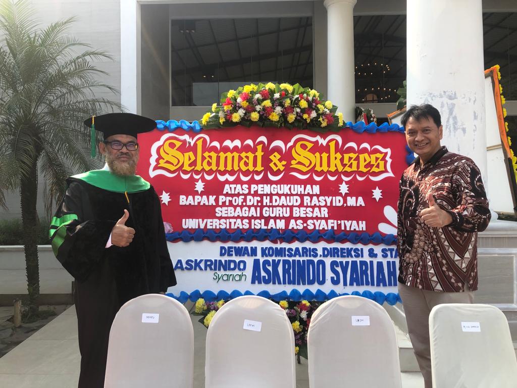 Ketua DPS Askrindo Syariah Dikukuhkan sebagai Guru Besar Univ. Islam As-Syafi’iyah