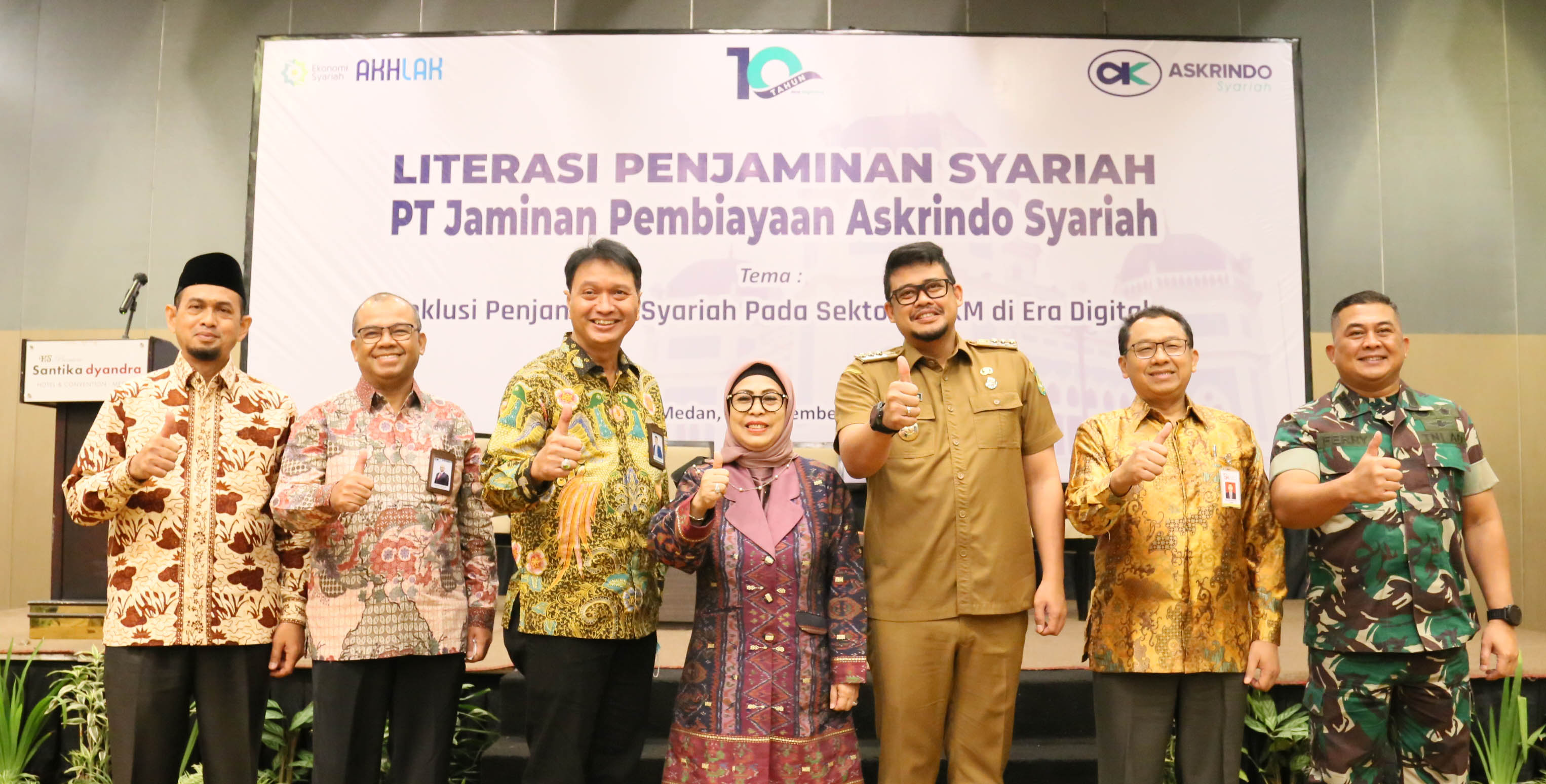Bantu UMKM Go Digital, Askrindo Syariah Gelar Literasi di Medan