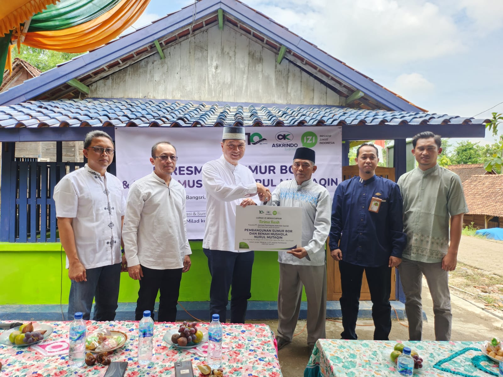 Askrindo Syariah Meresmikan Pembangunan Sumur Bor di Blora