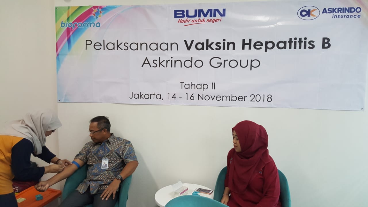 Vaksinasi Hepatitis B oleh Askrindo Group