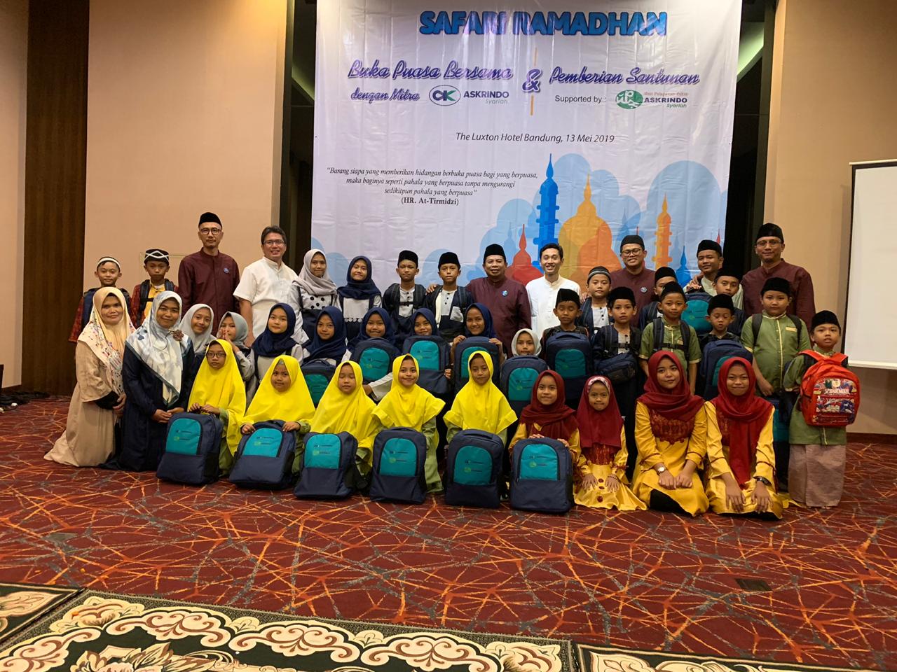 Askrindo Syariah : Safari Ramadhan Buka Puasa Bersama dengan Mitra dan Pemberian Santunan (Bagian 1) KC Bandung