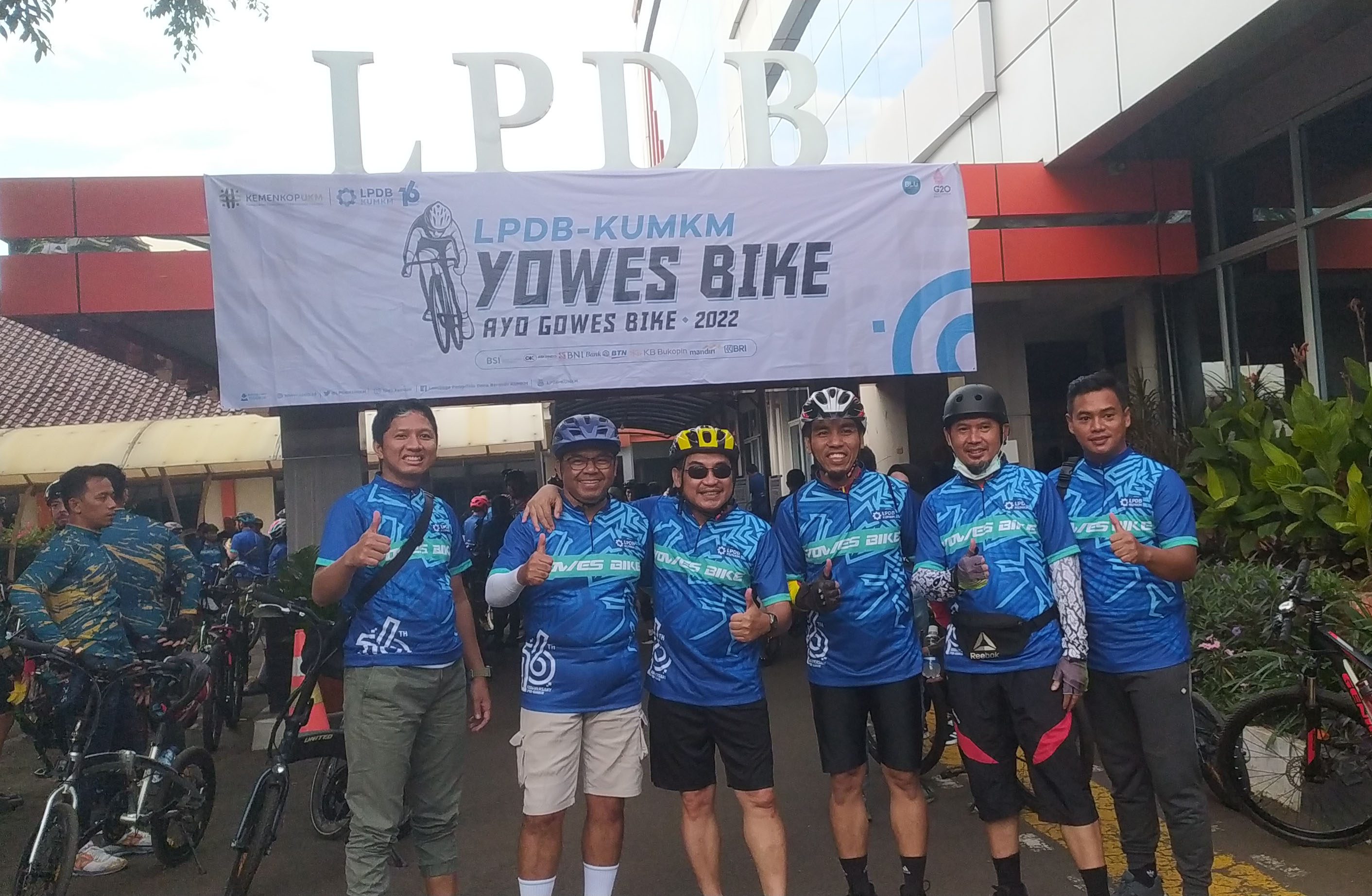 Askrindo Syariah Mengikuti Kegiatan Fun Bike LPDB-KUMKM