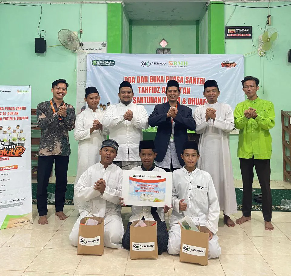 Askrindo Syariah Berikan Santunan untuk Yatim dan Dhuafa Melalui Program Muharram Bangkit