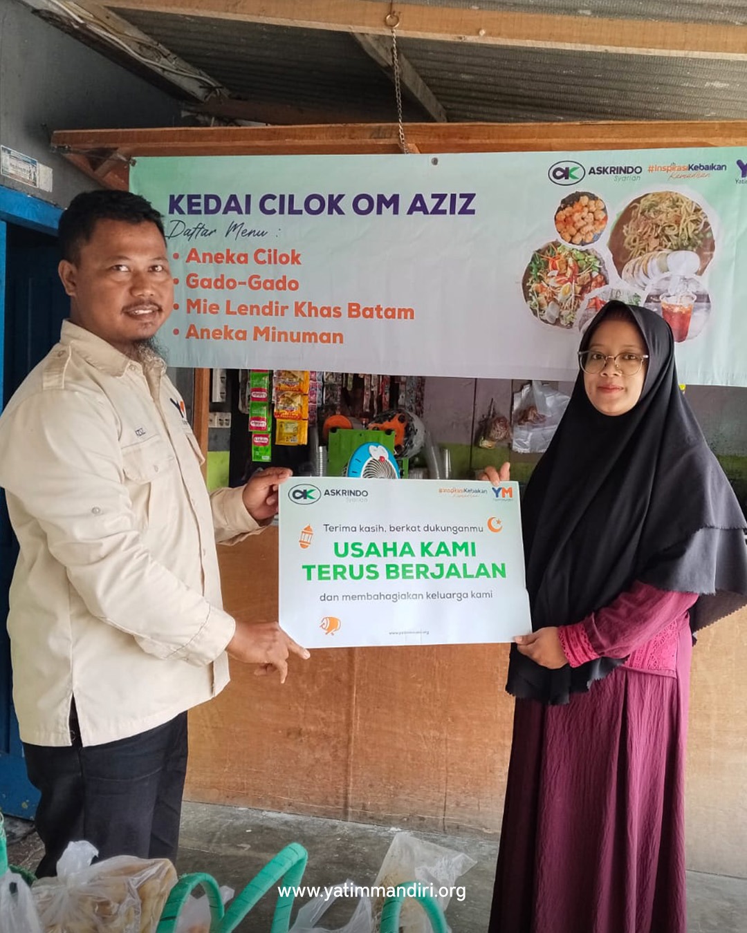 Askrindo Syariah Salurkan Bantuan UMKM Ramadan dengan Yatim Mandiri