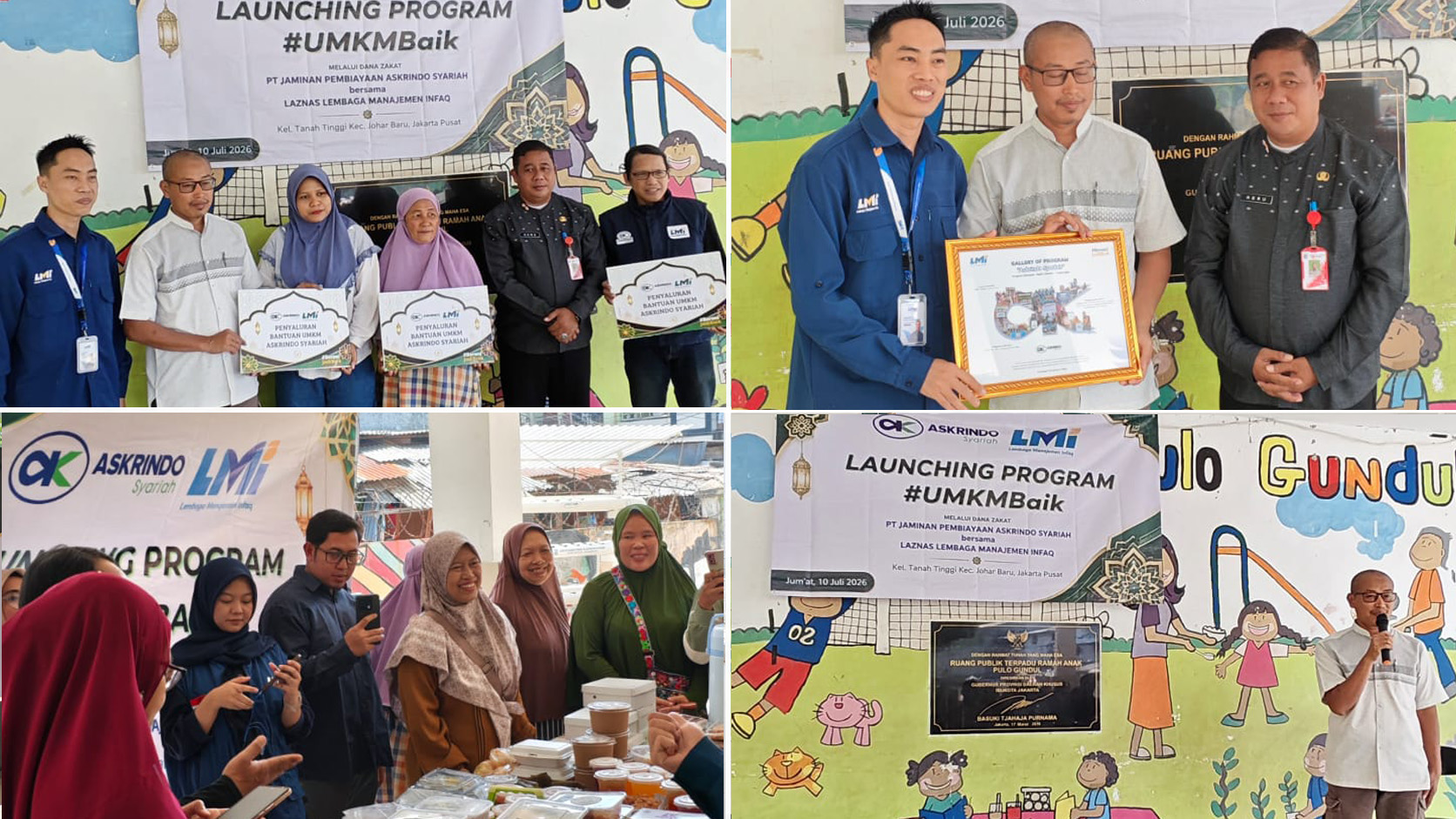 Askrindo Syariah Salurkan Bantuan UMKM Melalui Program UMKM Baik