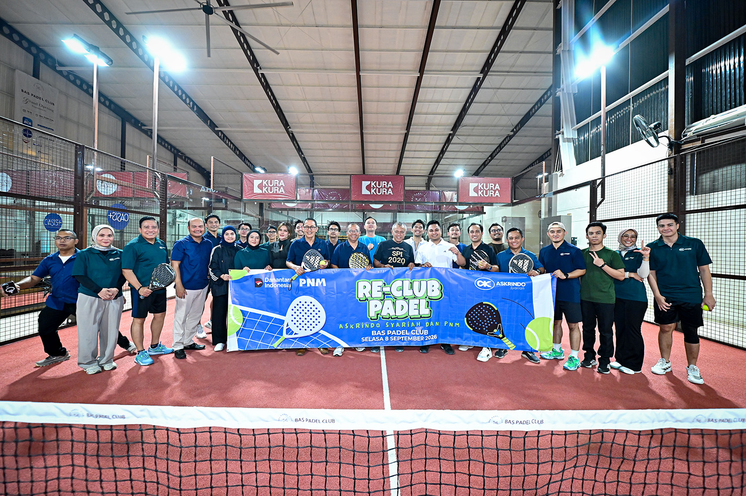 Askrindo Syariah Gelar Re-Club Padel Bersama PNM