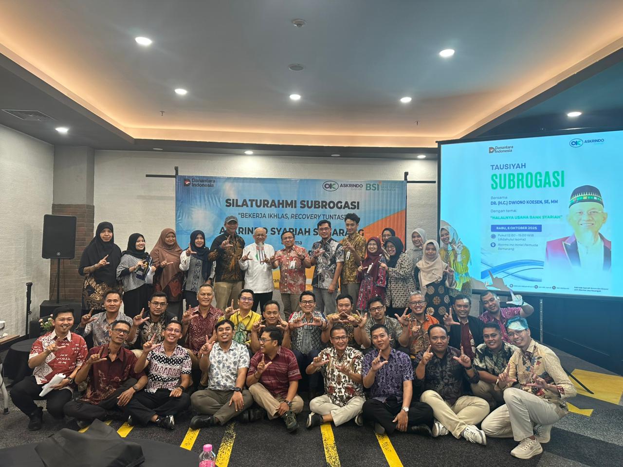 Askrindo Syariah Cabang Semarang Gelar Silaturahmi Subrogasi