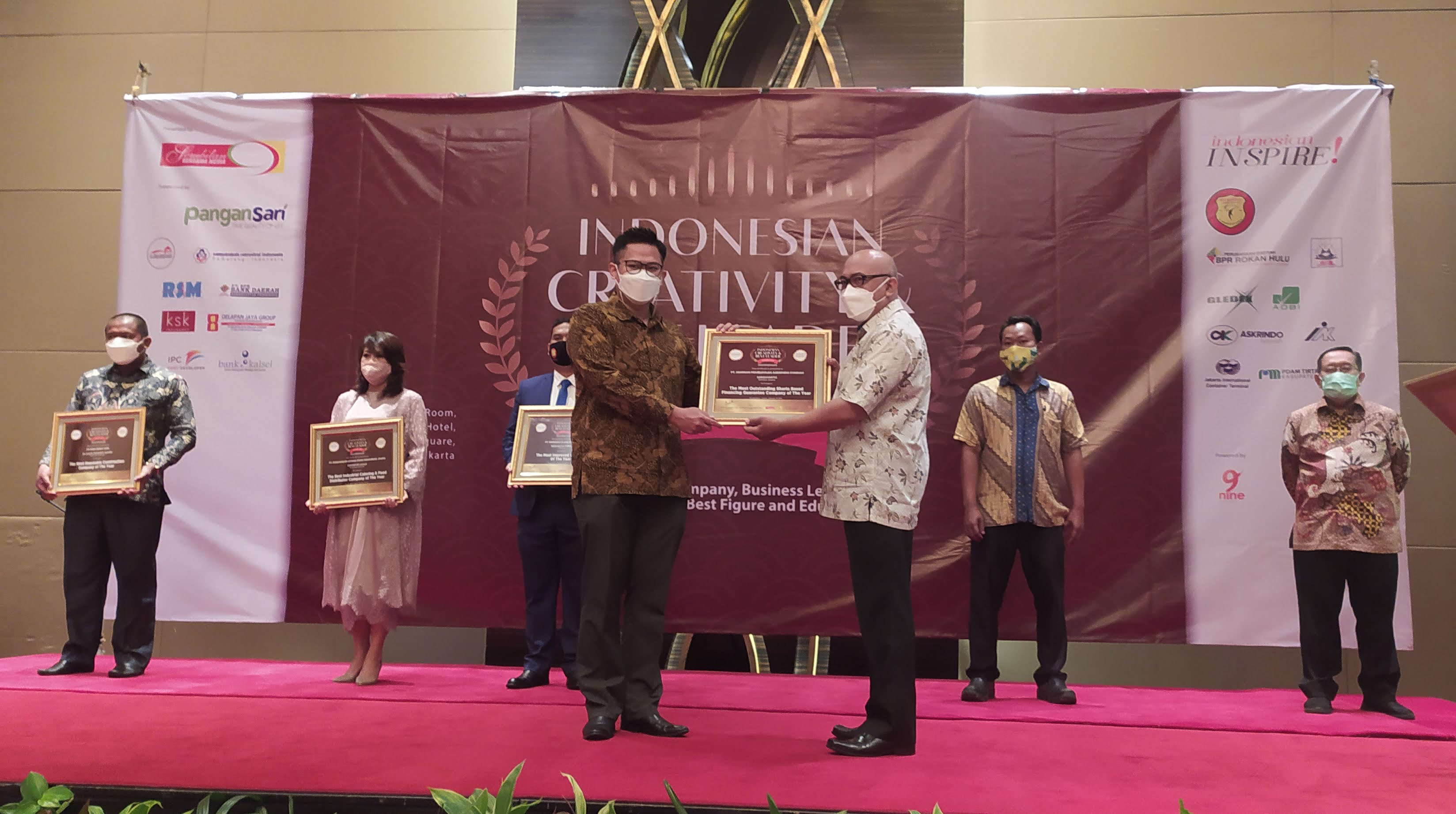 Askrindo Syariah Raih Penghargaan Indonesian Creativity and Best Leader Award Tahun 2021