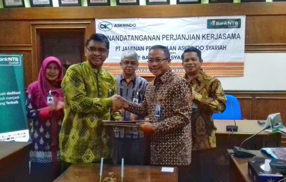 Askrindo Syariah Teken Kerja Sama dengan Bank NTB Syariah