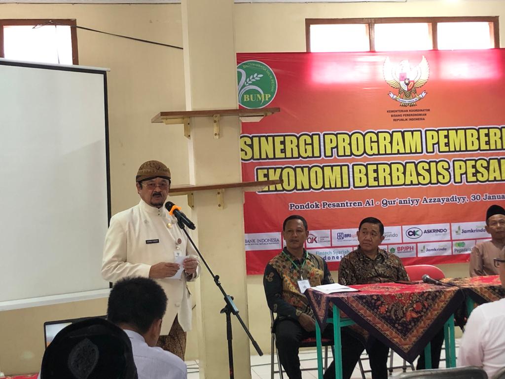 Askrindo Syariah Mengikuti Implementasi Pengembangan Ekonomi dan Keuangan Syariah Berbasis Pondok Pesantren Tahun 2020