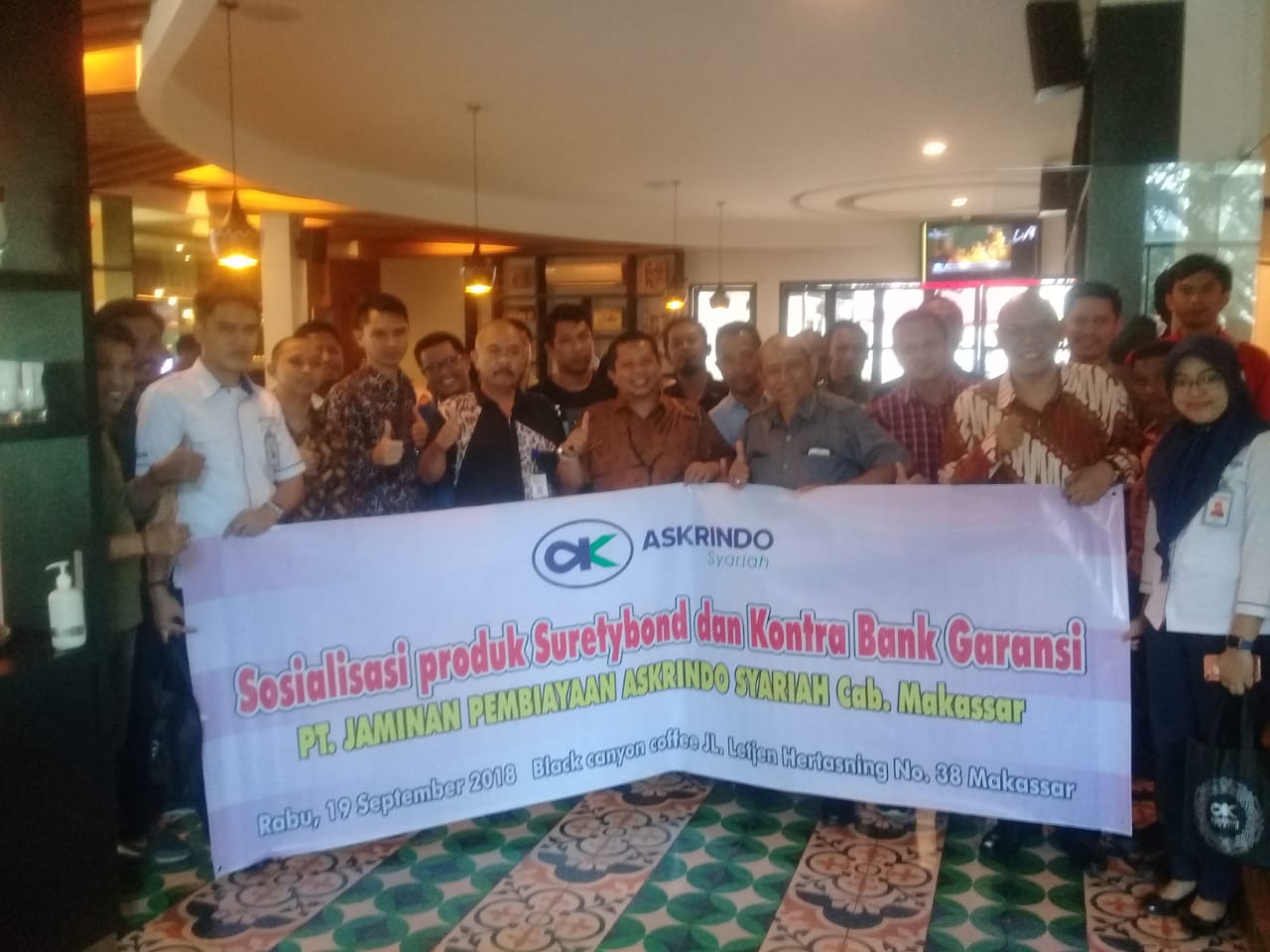 Sosialisasi Produk Surety Bond & Kontra Bank Garansi di Makassar