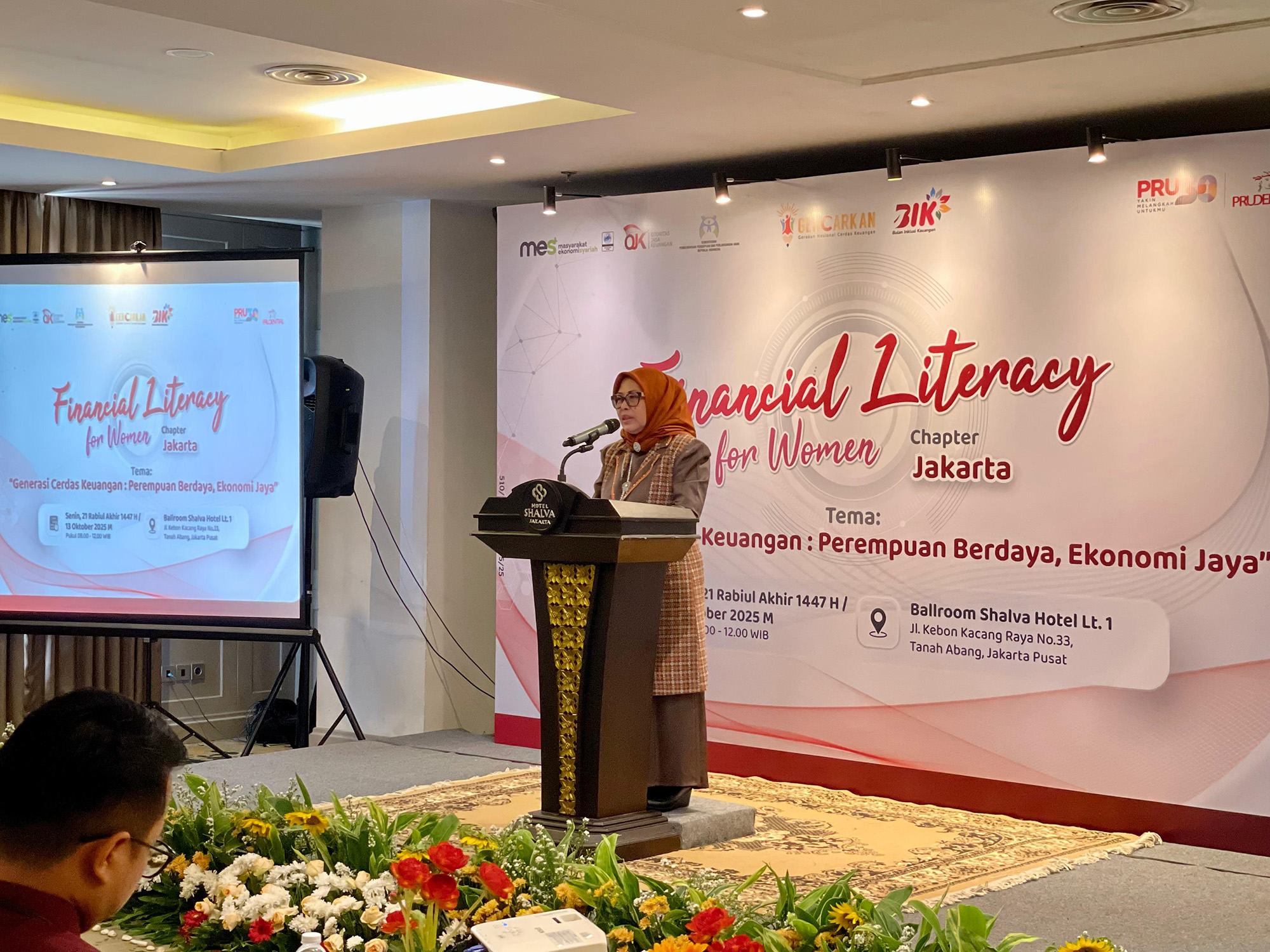 Komisaris Utama Askrindo Syariah Ikuti Acara Financial Literacy for Women Chapter Jakarta