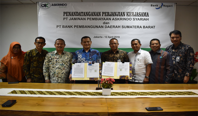 Askrindo Syariah : Penandatangan Kerjasama dengan Bank Pembangunan Daerah Sumatera Barat 