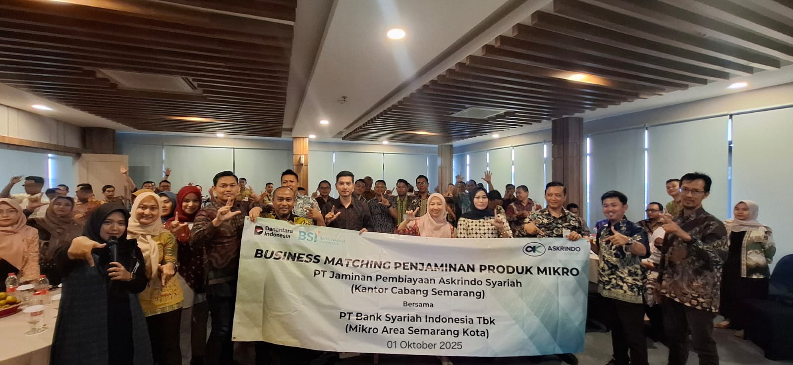 Askrindo Syariah Cabang Semarang Gelar Business Matching Bersama BSI