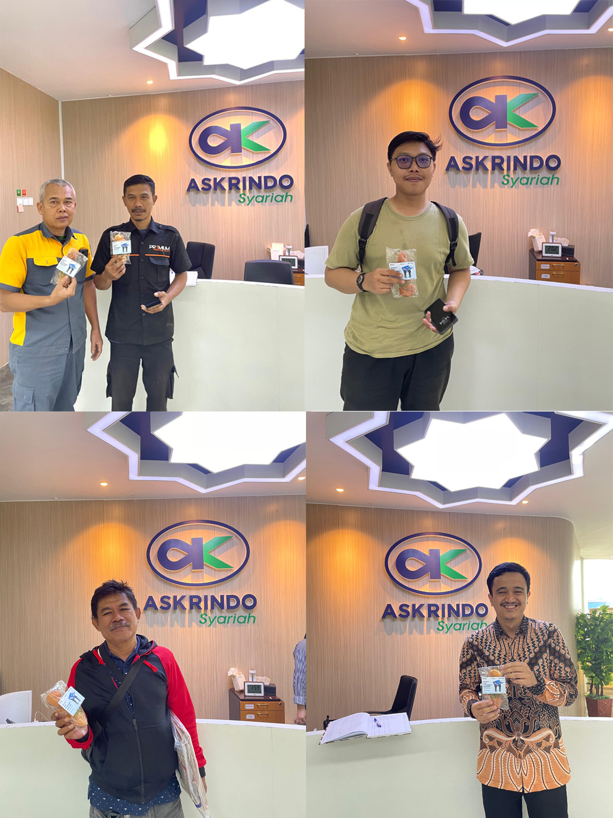 Askrindo Syariah Peringati Hari Pelanggan Nasional dengan Berbagi Cinderamata